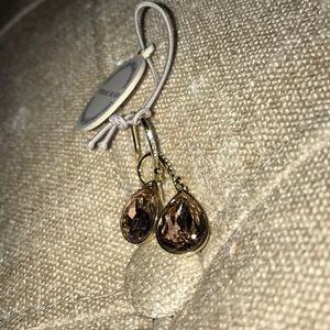 Pink Swarovski Crystals Earings